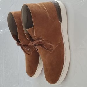 Clarks Clarks Court Lite Desert Boot Cognac Suede
